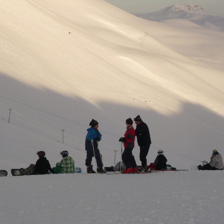 Við neðstasvæðið.