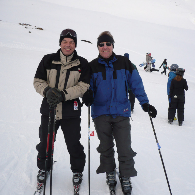 Tveir góðir saman Steini Villi og Stjáni Bjarna