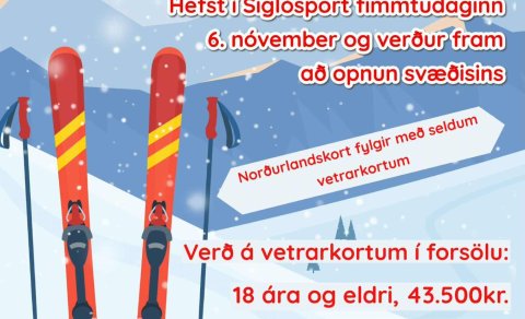 Forsalan á vetrarkortum 2026 eru hafin!
