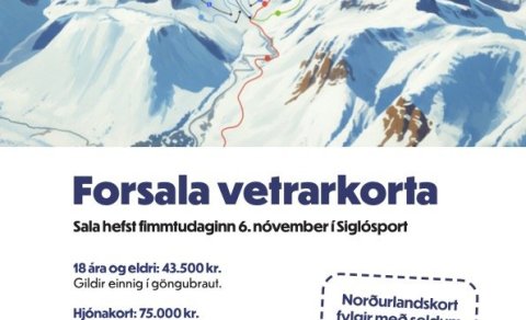 Forsala á vetrarkortum 2026 eru hafin!