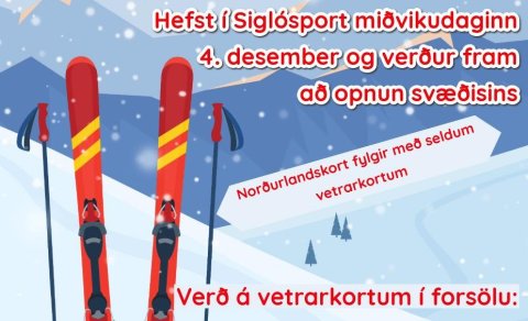 Tilboð á vetrarkortum hefjast 4 des