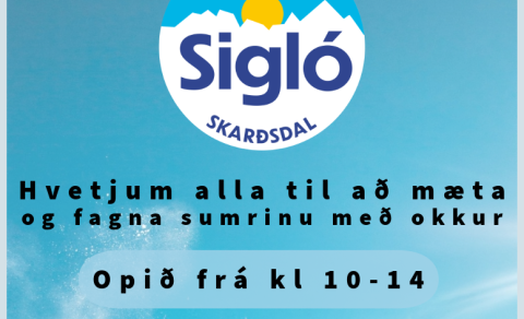 Síðasti opnunardagur þessa vertíð í Skarðinu. Laugardag 2.Maí.