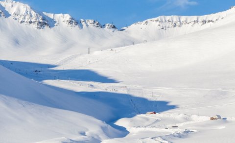 Mynd frá í vetur þegar við þurftum að loka vegna covid, vonandi verður þetta svona í vetur.