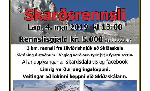 Skarðsrennli laugardaginn 4. maí