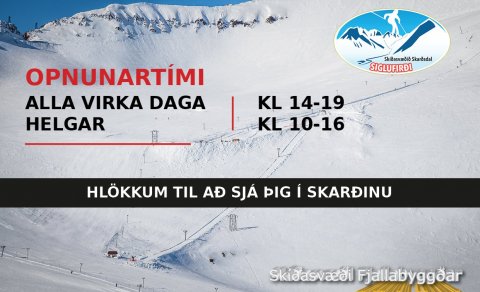 Skíðafrí á Sigló það er frábært, 4 lyftur, 10 skíðabrekkur og göngubraut.