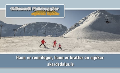 Ein mynd til að minna á hvað það getur verið fallegt í Skarðsdalnum